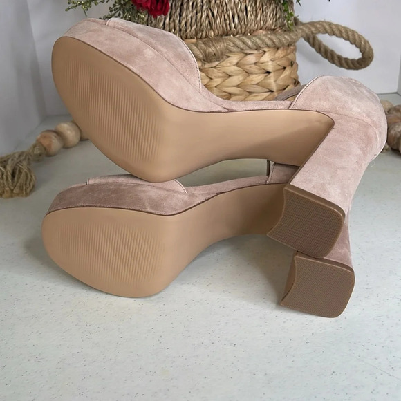 Steve Madden
Women's Natural Spence Ankle Strap Platform Sandal Sz 10 - Picture 6 of 9